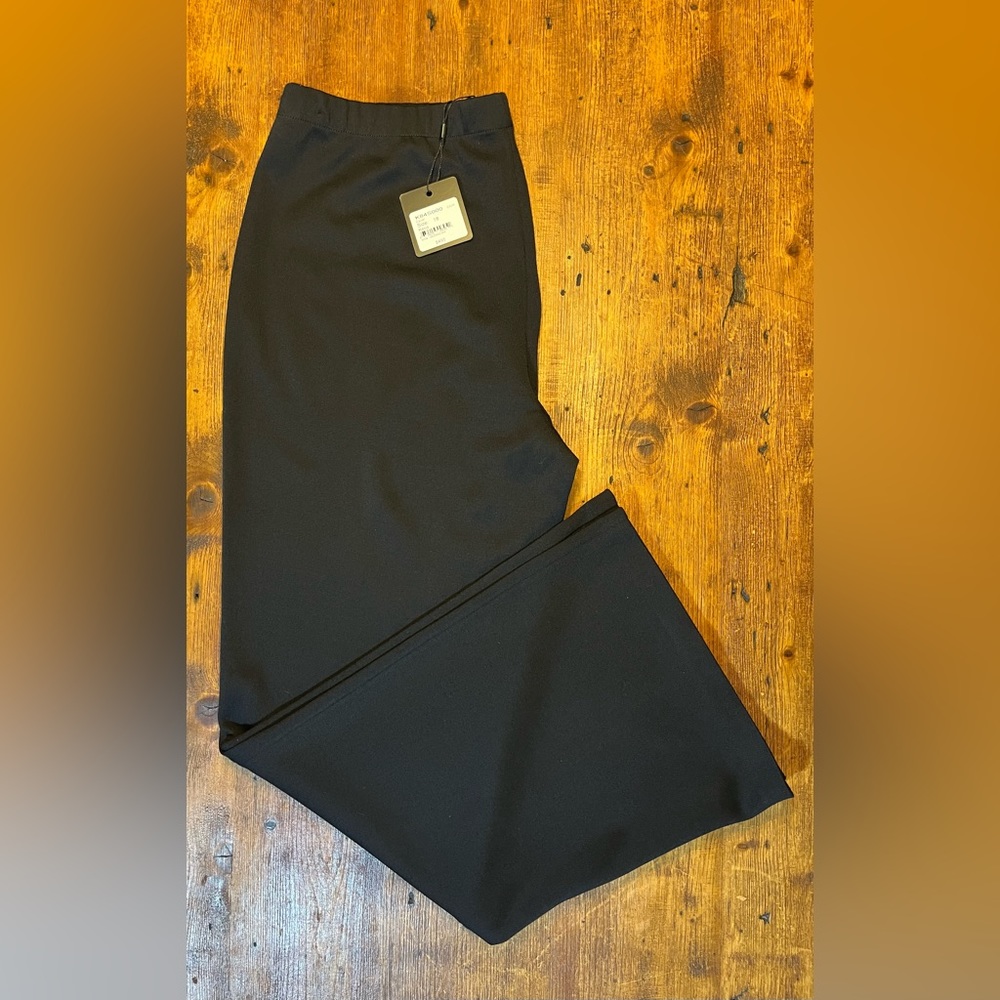 NWT!!! St John Black Wide Leg Trousers
